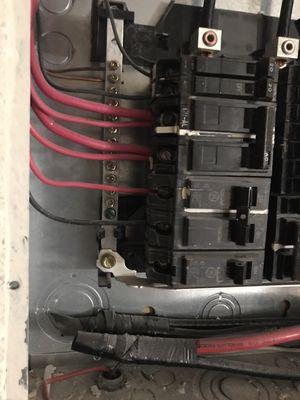 This electrical Panel have a electrical Code Violation