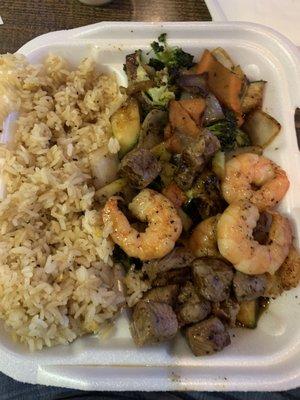 Steak and Shrimp Hibachi