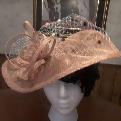 We hand make one of a and fascinators.... This one be yours. Call us @ 817-269-9306