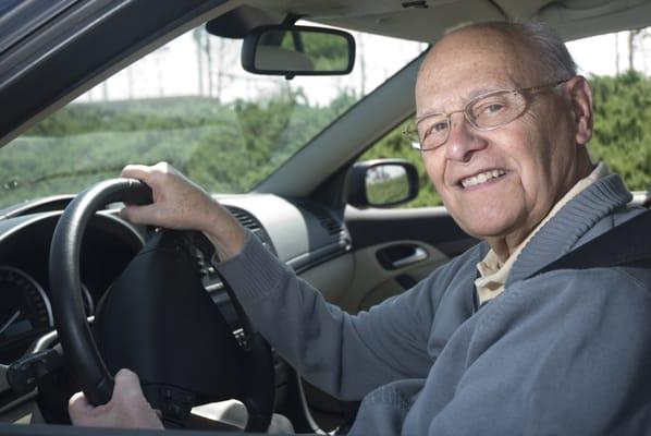 Independent Seniors  can still enjoy driving