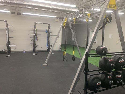 Strength and conditioning room