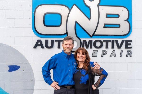 ONB Automotive Repair owners Dave & Shelley Kerr