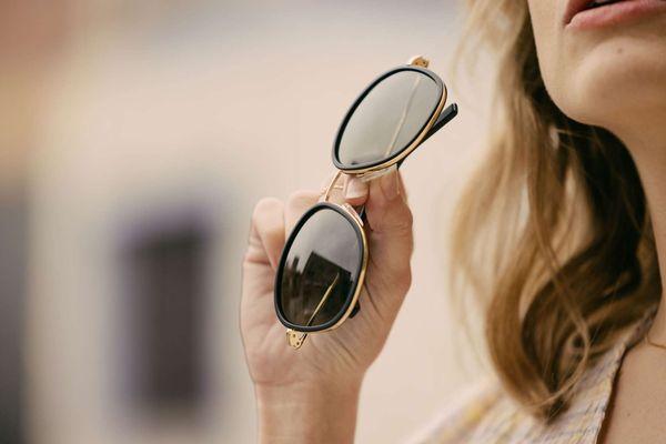 Elinor Fusion Sunglasses - 23k Gold & AGX Lenses