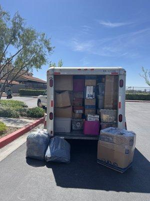 Yaks Moving Help moving a 6"12" filled with box's.