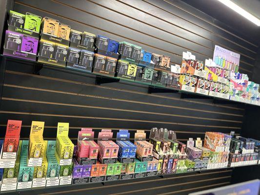 We have a GREAT selection on vapes