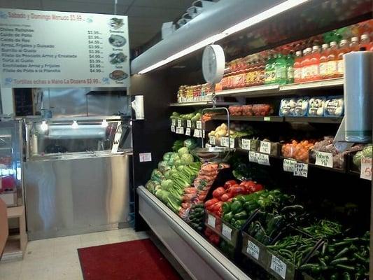 Refrigerated produce section!