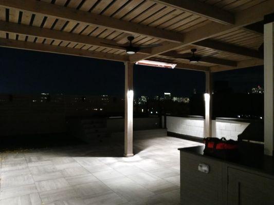 Rooftop deck.