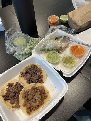 Tripa, cabeza tacos