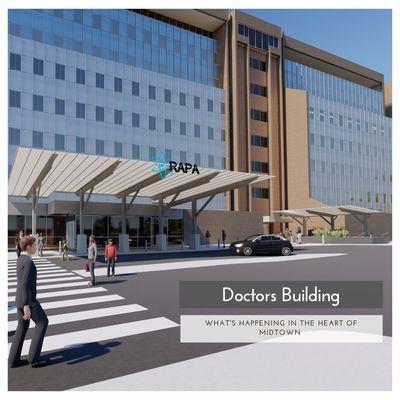 Rendering of Doctors Building Improvements