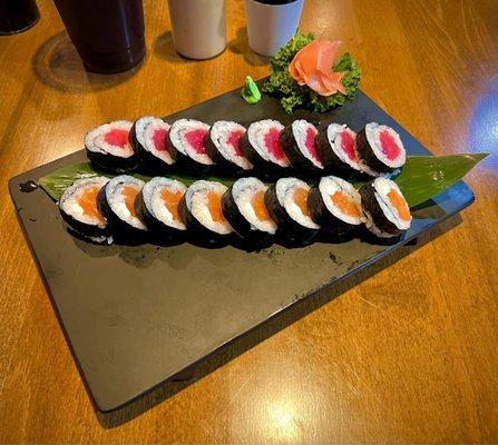 Tuna Roll and Salmon Roll