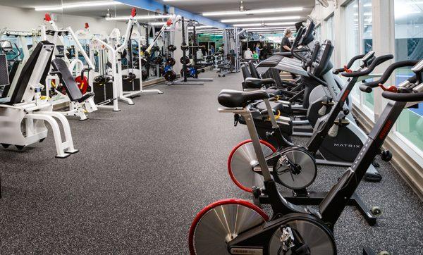 Remodeled Fitness Floor