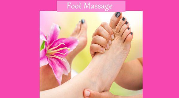 We have a very large foot massage room just for you.