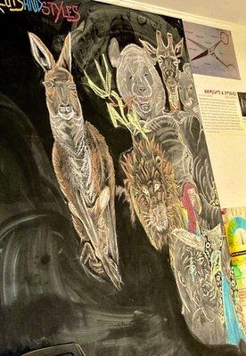 Mainline Masters -- awesome chalk drawings by Earl