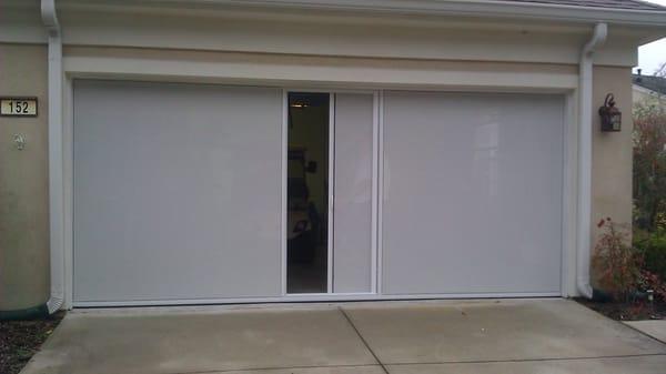 Savannah Garage Screens ideal for creating man caves.