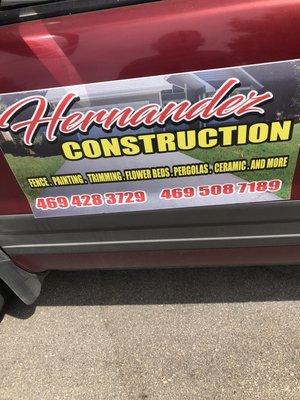 we continue working the entire metroplex giving free estimates call us