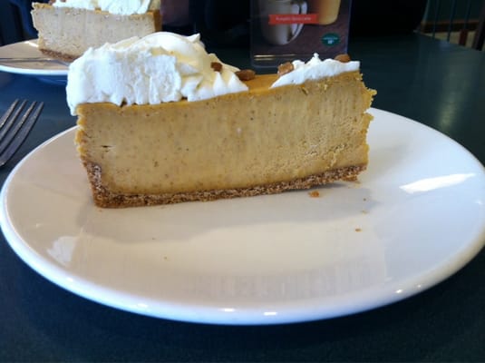 Pumpkin cheesecake ($4.50) mmmmmmm