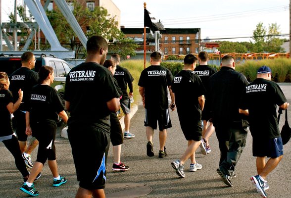 Veterans Rebuilding Life at the Sept. 11th Memorial Run - Ground Zero, NYC.