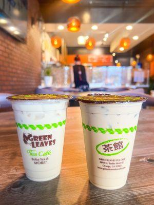 Jasmine Milk Tea & Signature Milk Tea