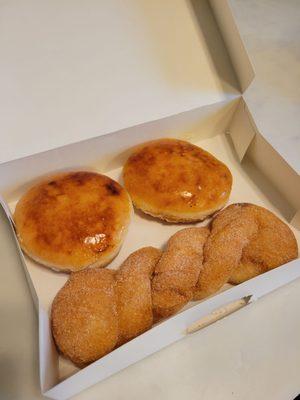 Creme brulee donuts