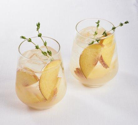 Specialty Cocktail: Peach + Thyme Smash