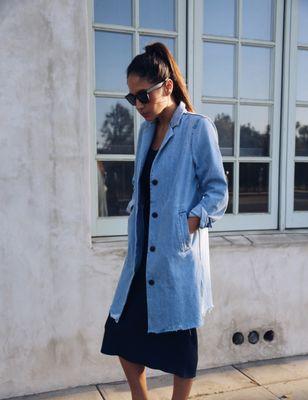 Levis Denim trench