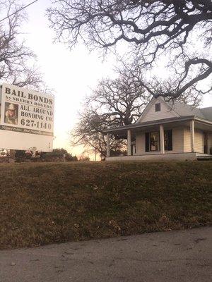 Office Location Across The Street from the Jail.