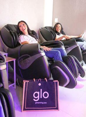 Relaxing Complimentary Massage Chairs!