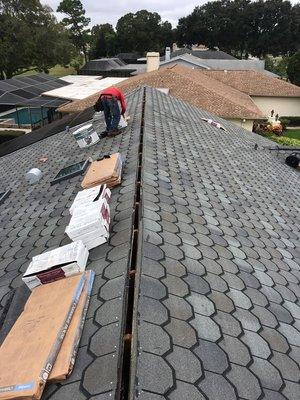 Roof Replacement in Progress