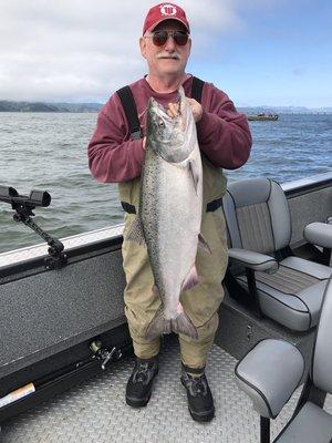 Nice coastal fall chinook salmon