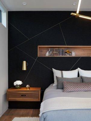 Custom Bed Feature Wall