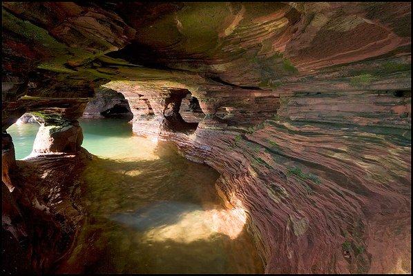 Apostle Island Sea Caves near Pikes Bay Marina