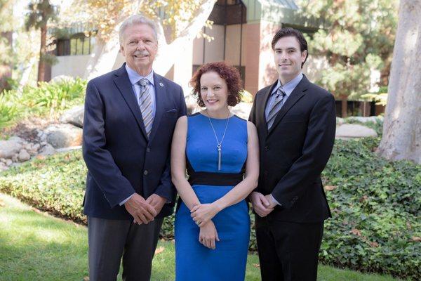 (Left to Right) Drs. LaGrelius, Lawrence and Karns.