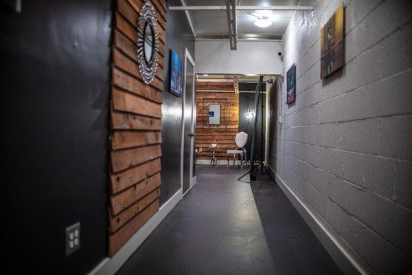 upstairs hall to actor's studio