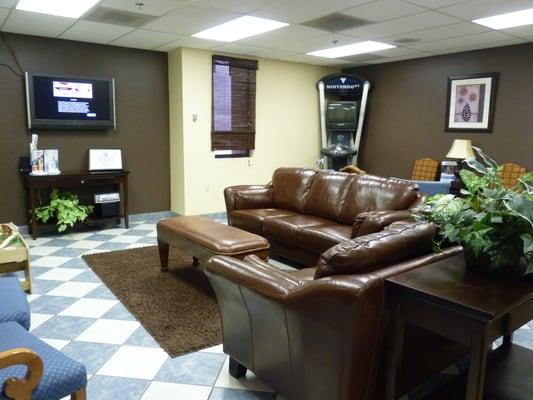 Reception area, view from front door