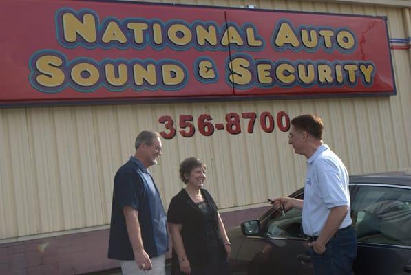 Showing Customers their new Remote Start