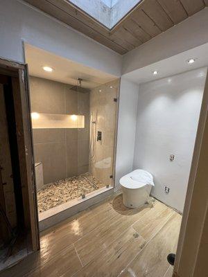 Remodeling Rene bathrooms 