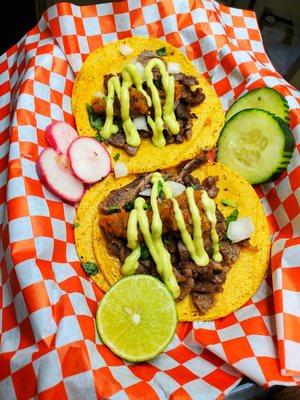 Carne asada(steak) Taco