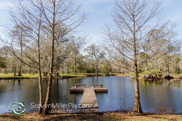 Dock at Jackson Lake - picturesque property for beautiful photography or wedding ceremony