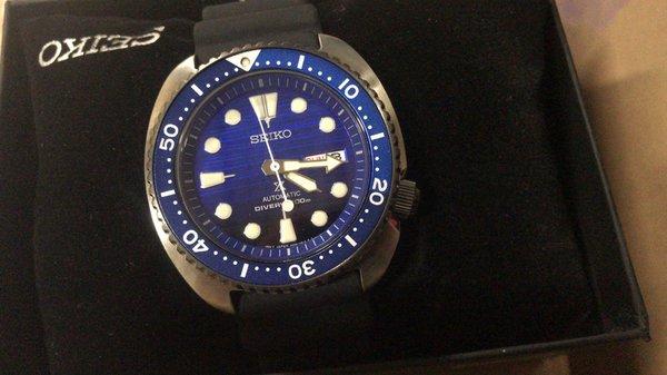 Seiko Diver SRPC91 Blue dial