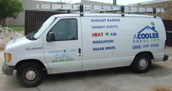 A Cooler House Service Van