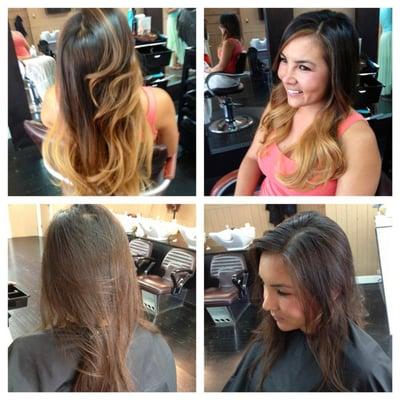 Summer transformation, Color and Cut.