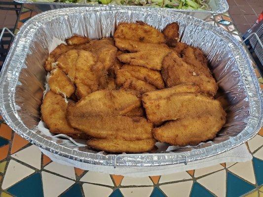 Fish fillet party tray