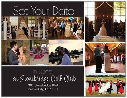 Wanting an indoor or outdoor wedding? The Golf Club at StoneBridge is a beautiful venue for both. Call to book your date.