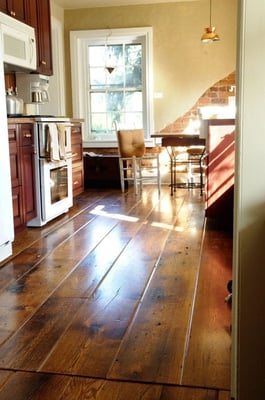 Wide Plank Antique Oak Flooring