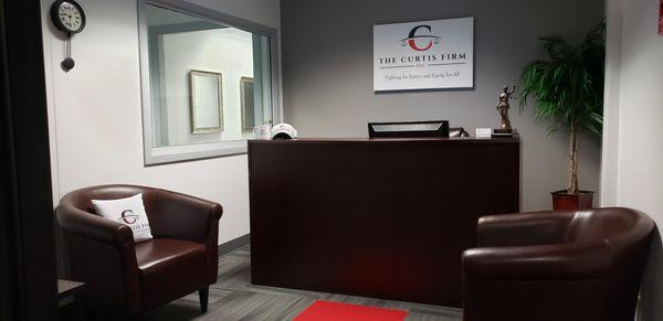 The Curtis Firm Reception Room