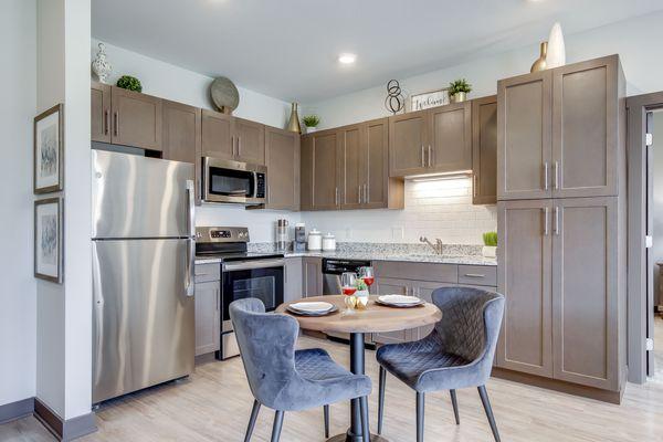 Our beautiful interior of the Adonis 2-bedroom 2 bath spacious floorplan