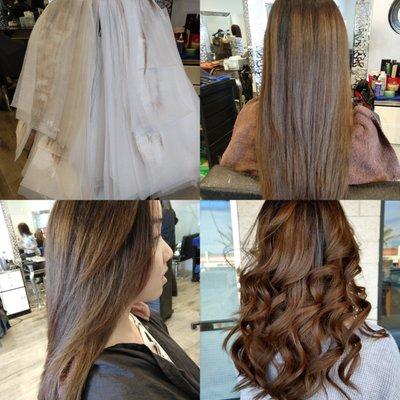 caramel balayage by Sean Tan