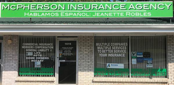 McPherson Insurance Agency LLC Storefront