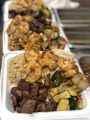 Combination steak & shrimp