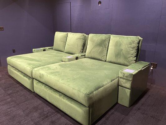 Custom Home Theater room in Los Angeles with Fortress custom chair